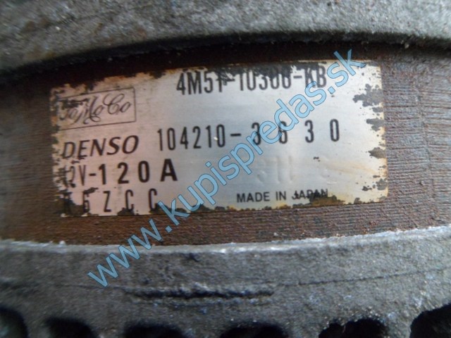 alternátor na ford focus 2 1,8tdci, 104210-3630